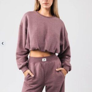 Alphalete Bubble Crew - Heather Sugar